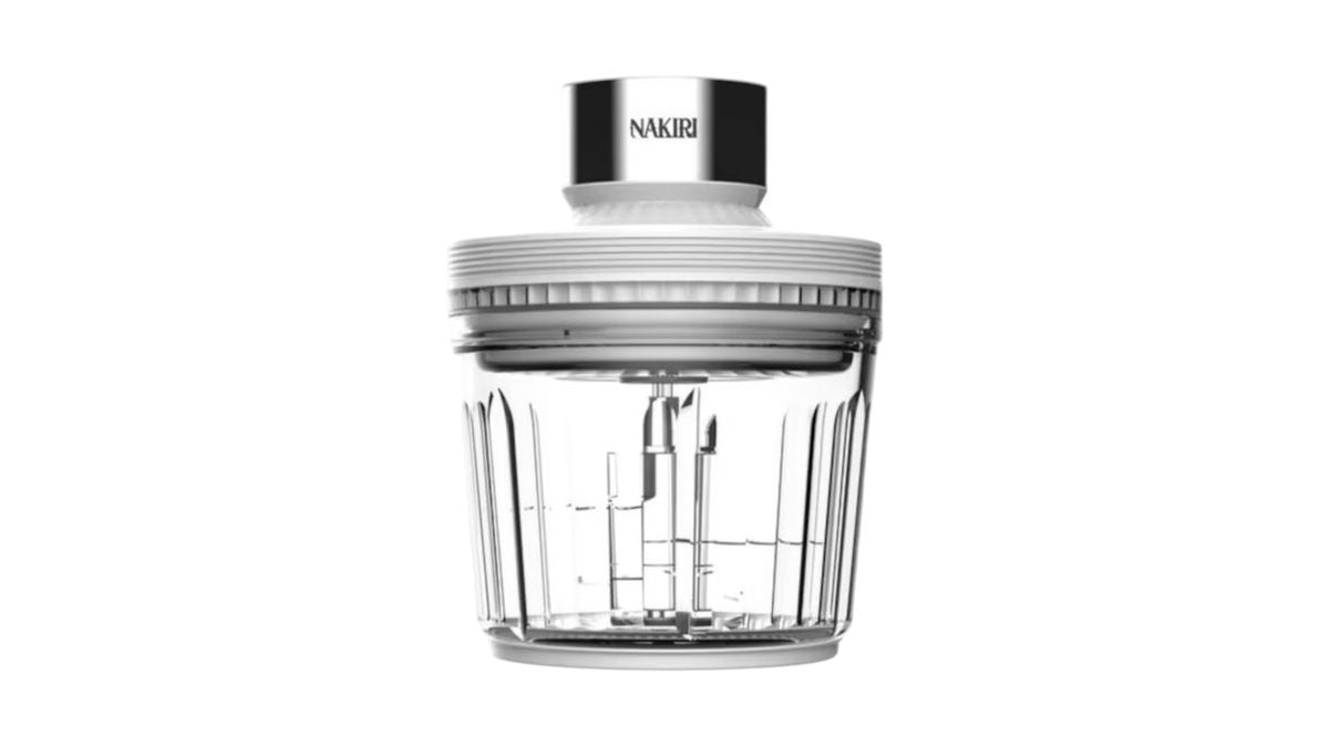 קוצץ מזון חשמלי NAKIRI – קערה בנפח 2 ליטר, מנוע 400W ו־4 להבים מנירוסטה
