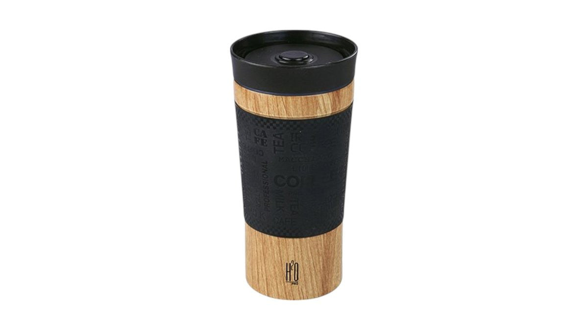 ספל תרמי חם/קר 400 מ"ל גימור WOOD מבית H2O-Pro
